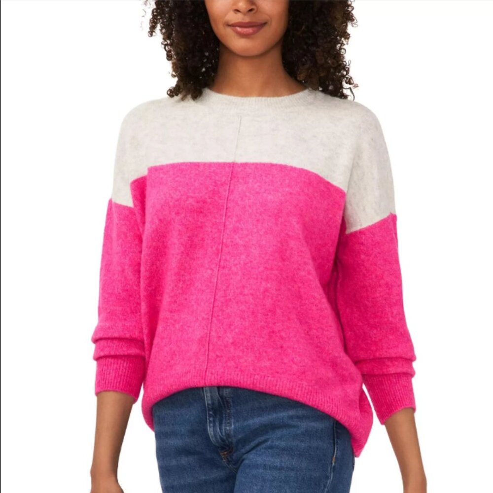 VINCE CAMUTO Colorblock Sweater 2X NWT